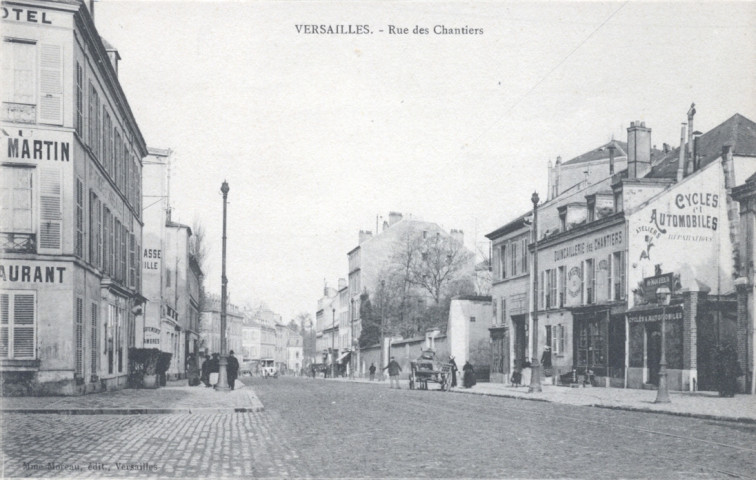Versailles - Rue des Chantiers. Mme Moreau, édit., Versailles