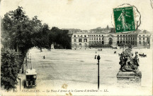 Versailles - La Place d'Armes et la Caserne d'Artillerie.