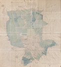 Plan général du territoire de Versailles. Approuvé en 1823 par le maire le Marquis de la Londe.