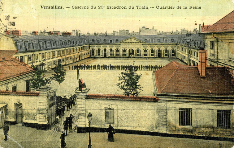 Versailles - Caserne du 20è Escadron du Train - Quartier de la Reine.