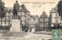 Versailles - Le Square Hoche et la Statue du Général Hoche. A. Papeghin, Paris-Tours