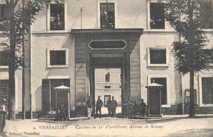 Versailles - Caserne du 11e d'Artillerie, Avenue de Sceaux. J. Bellamy, Versailles