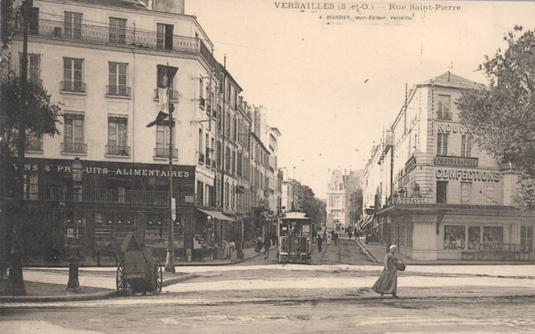 Versailles (S.-et-O.) - Rue Saint-Pierre. A. Bourdier, impr.-édit., Versailles