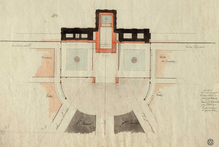 Projet de transformation pour le château et la place d'Armes.