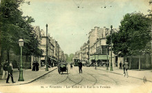 Versailles - Les halles et la rue de la Paroisse. Royer, Nancy