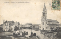 Le Chesnay - Versailles - Église et Place Saint-Antoine.