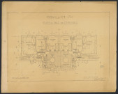 Maisons ouvrières. Legs Meinadier. Pavillon A. Rez-de-chaussée.