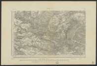 Paris sud-ouest. Levé par les officiers du corps d'Etat-major et publié par le Dépôt de la Guerre en 1832, révisée en 1901.