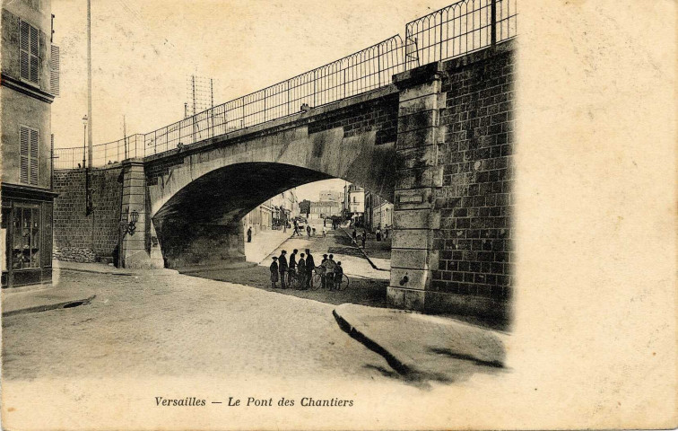 Versailles - Le pont des Chantiers. A. Bourdier, imp.-édit., Versailles