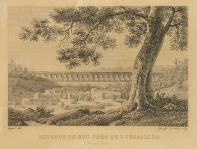 Aqueduc de Buc près de Versailles (Seine-et-Oise).