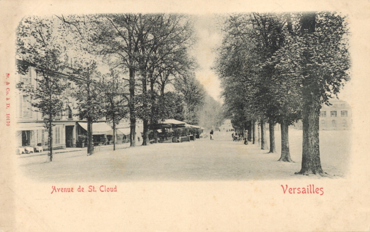 Versailles - Avenue de Saint-Cloud. St & Co. à D.