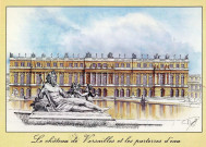 Le Château de Versailles et les parterres d'eau. Éditions A. Leconte - 38 rue Ste-Croix de la Bretonnerie, 75004 Paris