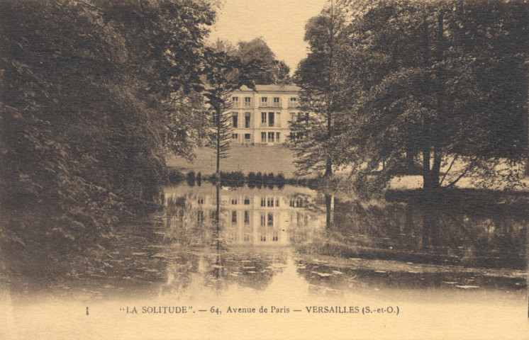La Solitude - 64 avenue de Paris - Versailles (S.-et-O.). F. David, 22 rue Édouard-Charton, Versailles