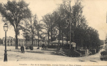 Versailles - Rue de la Chancellerie, Avenue Nepveu et Place d'Armes. A. Bourdier, impr.-édit., Versailles