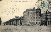 Versailles - Hôtel Vatel et boulevard de la Reine.