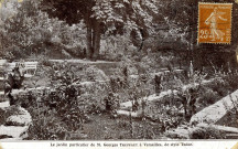 Le jardin particulier de M. Georges Truffaut à Versailles, de style Tudor.