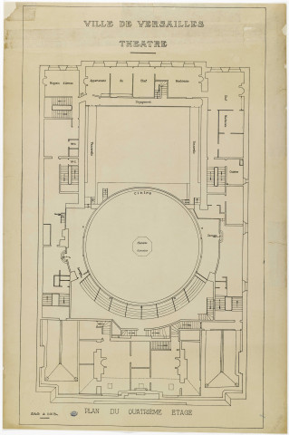 Théâtre Montansier. Quatrième étage.