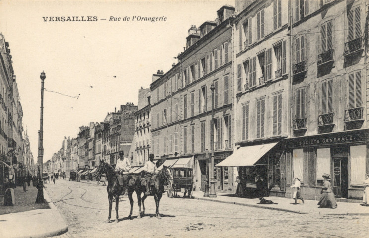 Versailles - Rue de l'Orangerie. Mme Moreau, édit., Versailles