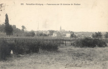 Versailles - Glatigny - Panorama sur St-Antoine de Padoue. Héliotypie A. Bourdier, Versailles