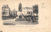 Versailles - Statue de Hoche et Église Notre-Dame. Fournier, édit., Versailles