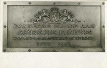 Bi-Centenaire de l'Abbé de l'Épée (1712-1912).