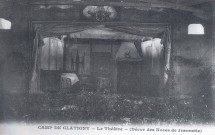 Camp de Glatigny - Le Théâtre (Décor des Noces de Jeannette). Imp. Edia, Paris-Versailles