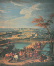 Jean Baptiste Martin, 1691 : vue de la Ville et du château, prise de la butte Montbauron.