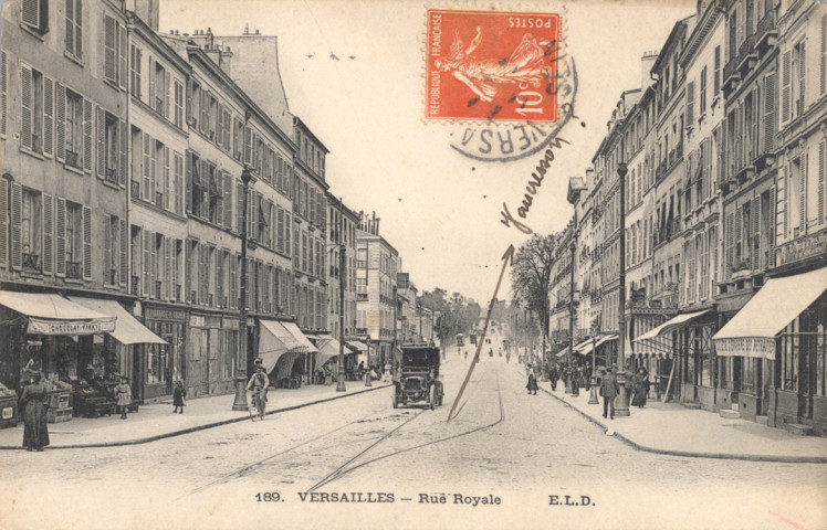Versailles - Rue Royale. E.L.D.