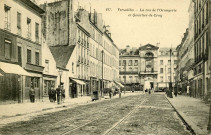 Versailles - La rue de l'Orangerie et Quartier de Croy. Héliotypie A. Bourdier-Faucheux, Versailles