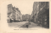 Versailles - La Rue de l'Orangerie et le Quartier de Cavalerie. A. Bourdier, Éditeur, Versailles