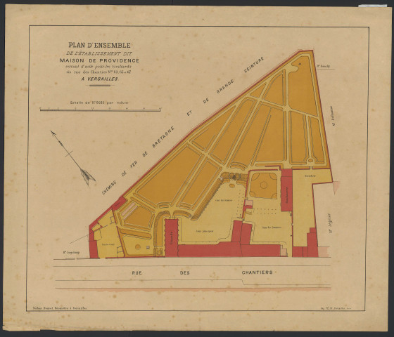 Maison de providence. Plan général.