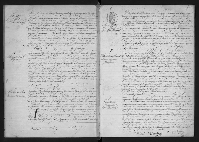 Registre des décès (1878). Table alphabétique.