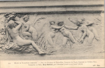 Musée de sculpture comparée - Parc du Château de Versailles. Parterre du Nord, Cascade de l'allée d'eau, Nymphes au bain. Bas-relief, par Girardon (1628-1715), (XVIIème siècle). ND Phot.