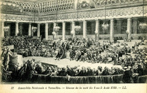 Assemblée Nationale à Versailles - Séance de nuit du 4 au 5 Août 1789. Lévy et Neurdien réunis, 44 rue Letellier, Paris