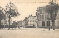 Versailles - La Poste et l'entrée de la rue des Chantiers. L. Ragon, phototypeur, Versailles