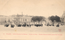 Versailles - Grille d'honneur du Château - Avenue de Paris - Grandes Écuries du Roi. P.H. et Cie, Nancy