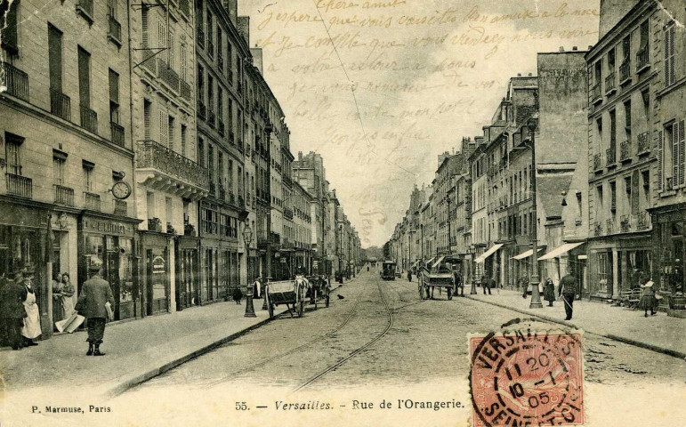 Versailles - Rue de l'Orangerie. P. Marmuse, Paris