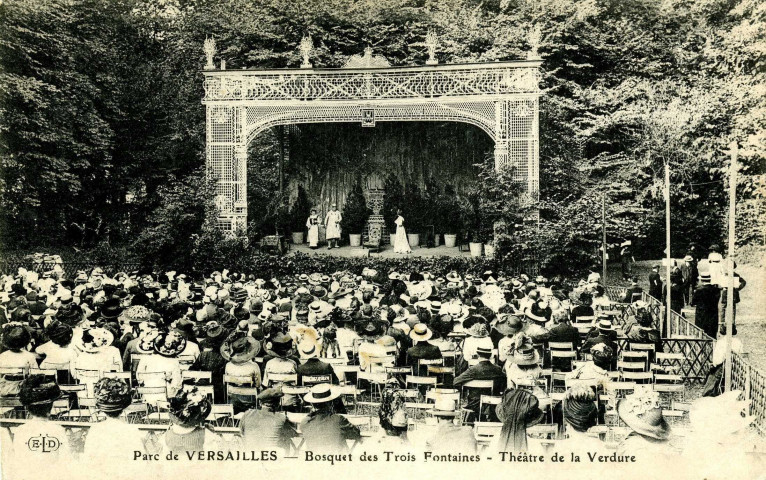 Versailles - Bosquet des trois fontaines - Théâtre de la Verdure. E.L.D.