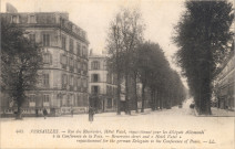 Versailles - Rue des Réservoirs, Hôtel Vatel - Réquisitionné pour les délégués Allemands à la conférence de la Paix. Lévy Fils et Cie, Paris