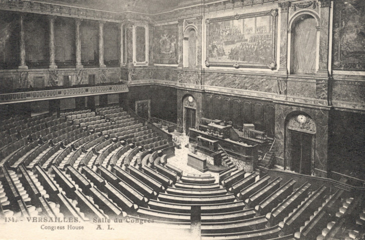 Versailles - Salle du Congrès. A. Leconte, 38 rue Sainte-Croix de la Bretonnerie, Paris
