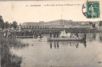 Versailles - La Pièce d'Eau des Suisses et l'Orangerie du Palais. E.L.D.